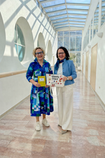 Direktorin der Volkshochschule Salzburg Nicole Slupetzky und Landesrätin Daniela Gutschi