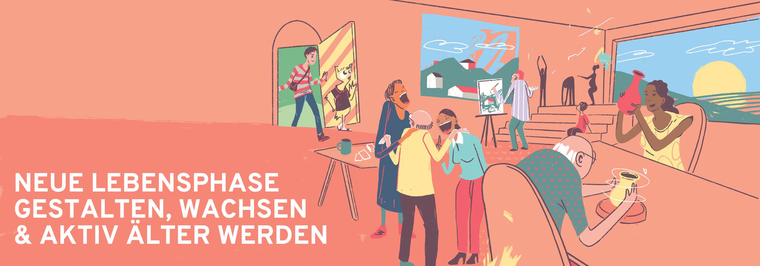 Neue Lebensphase gestalten, wachsen & aktiv älter werden
